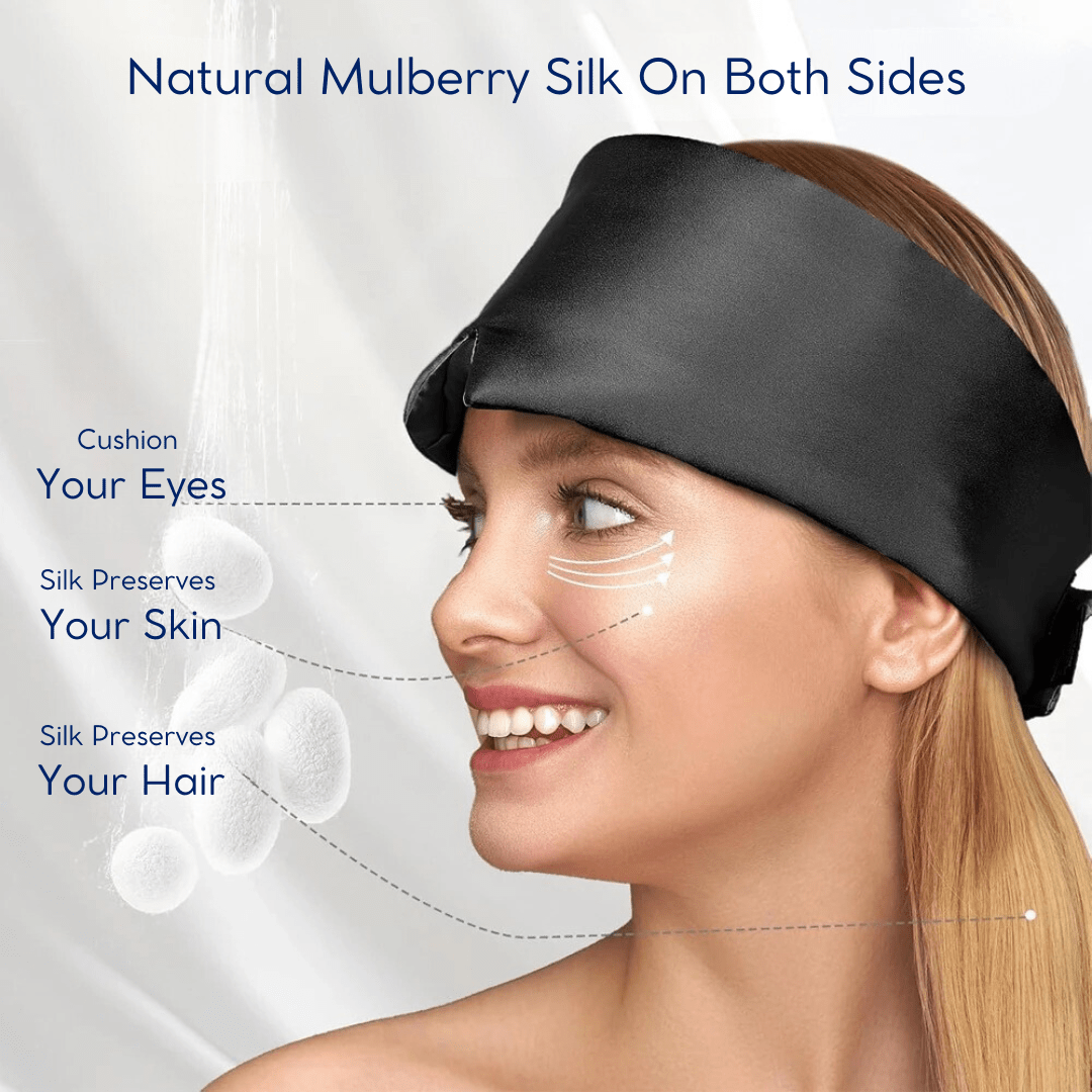 LuxeSilk™ Light - Blocking Sleep Mask - Yawnic
