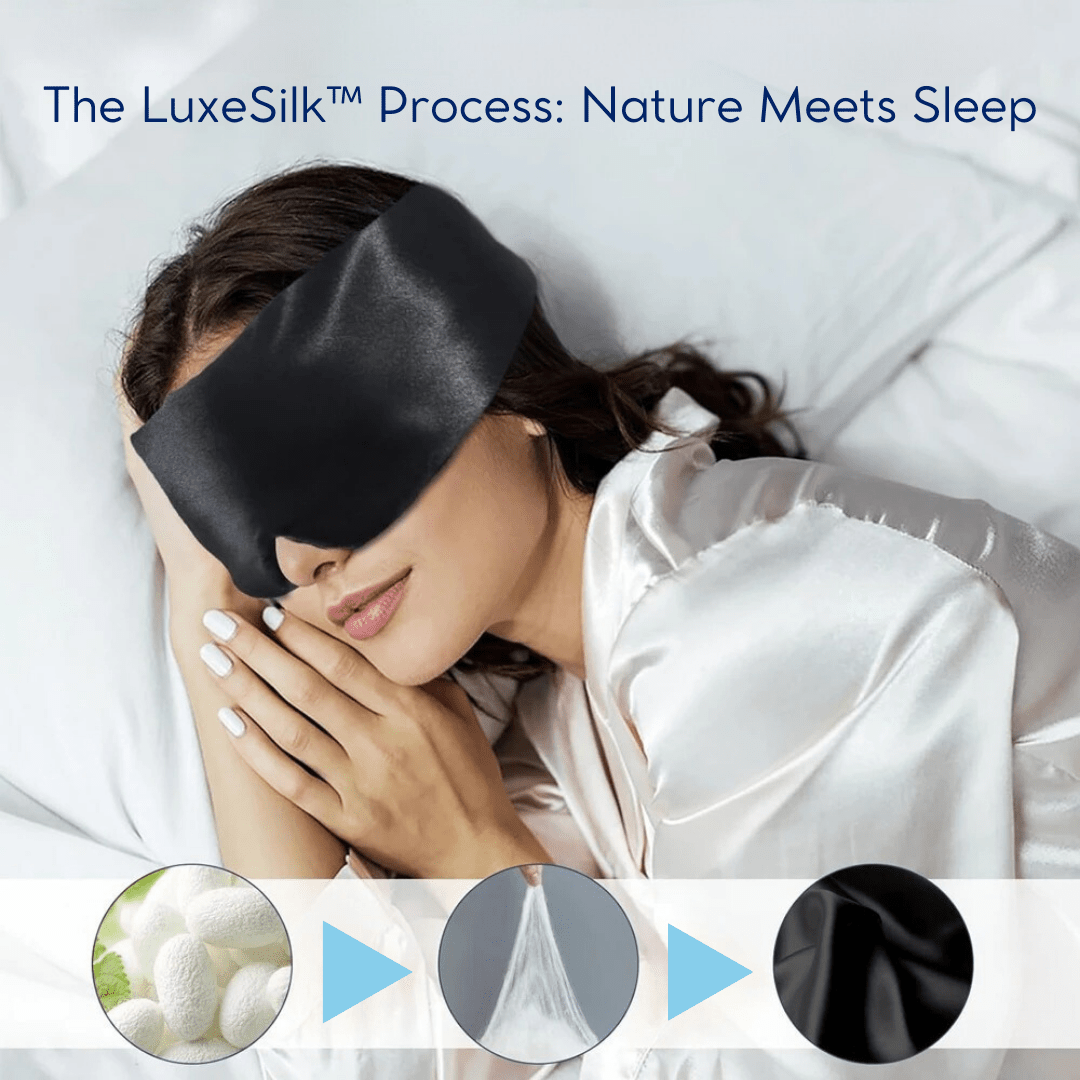 LuxeSilk™ Light - Blocking Sleep Mask - Yawnic