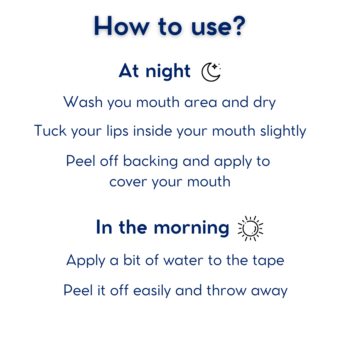 NightSeal™ Gentle Mouth Tape - Yawnic