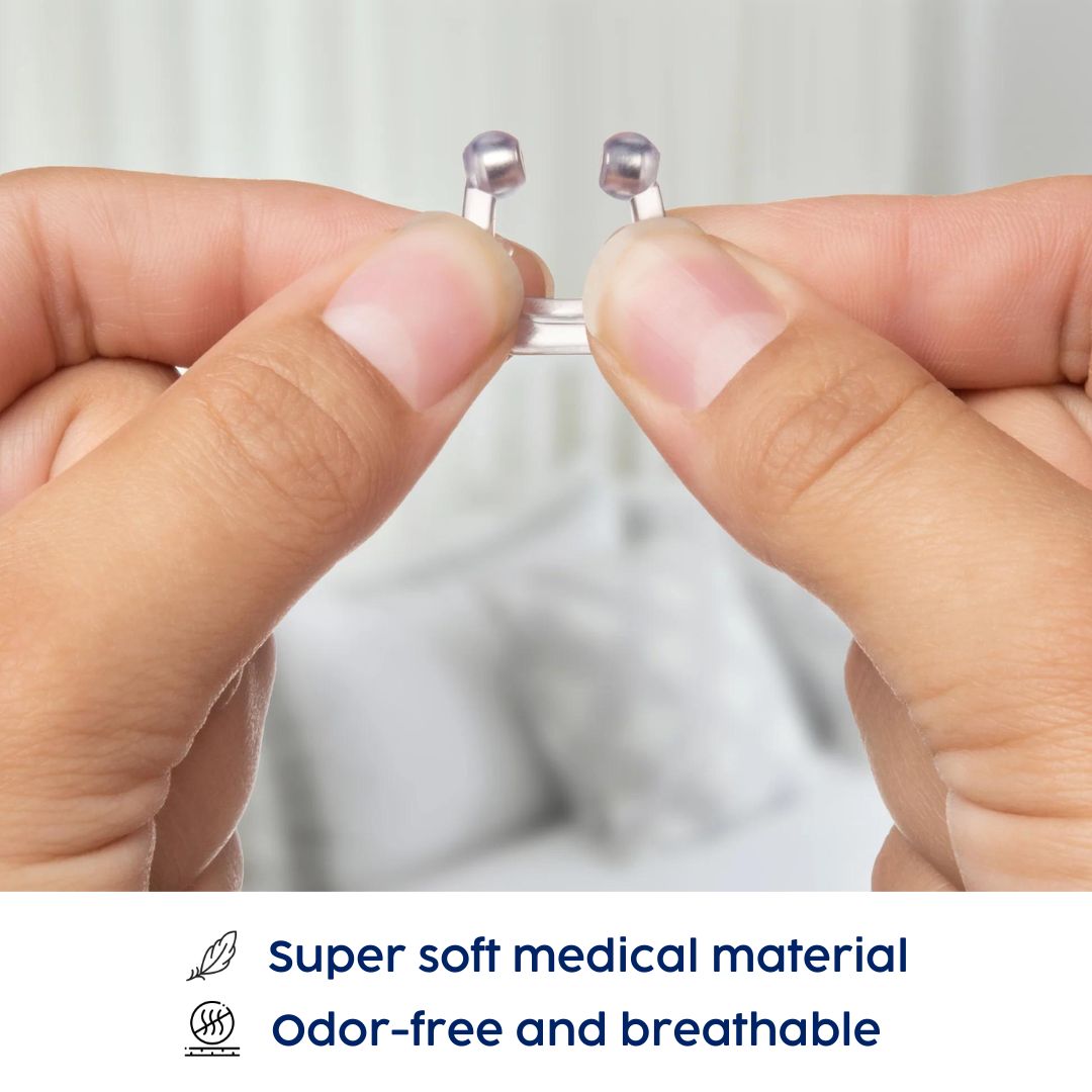 SilentBreathe™ Magnetic Nose Clip - Yawnic