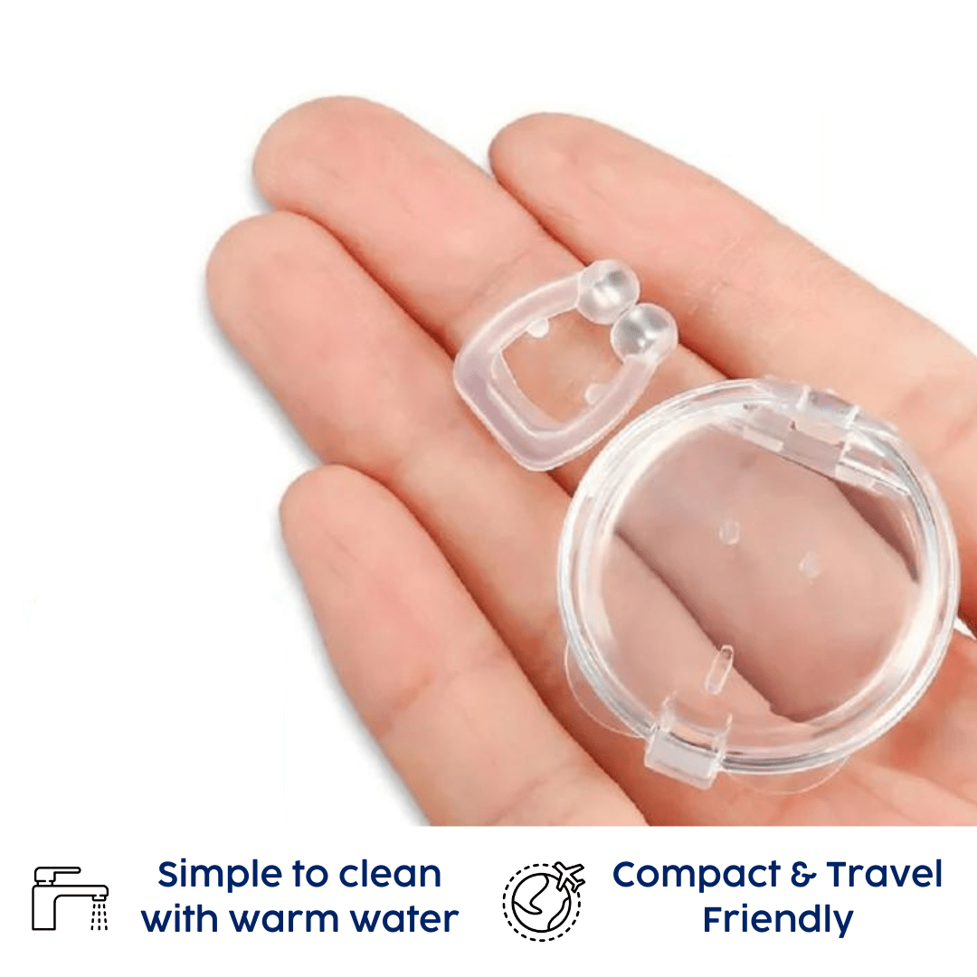 SilentBreathe™ Magnetic Nose Clip - Yawnic