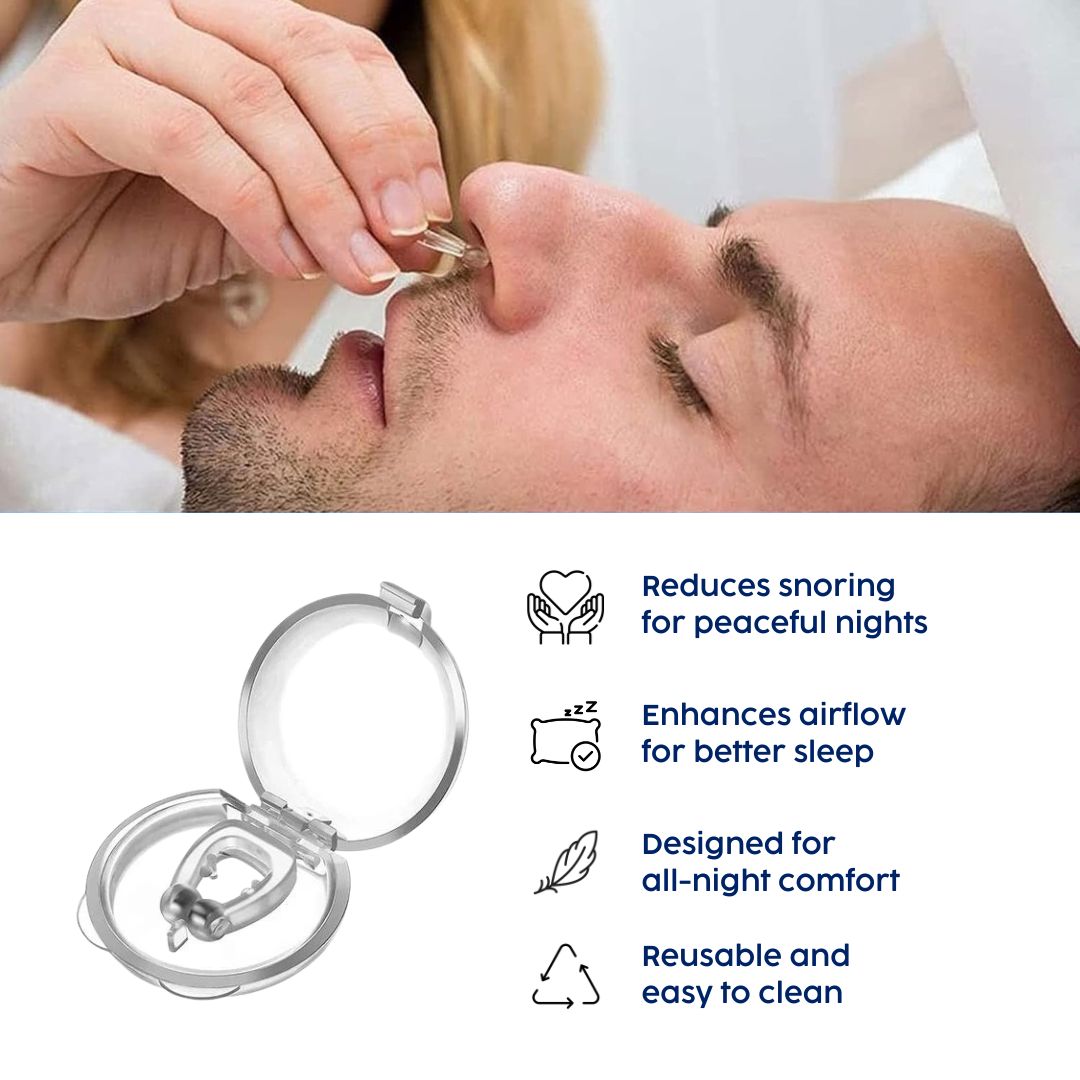 SilentBreathe™ Magnetic Nose Clip - Yawnic