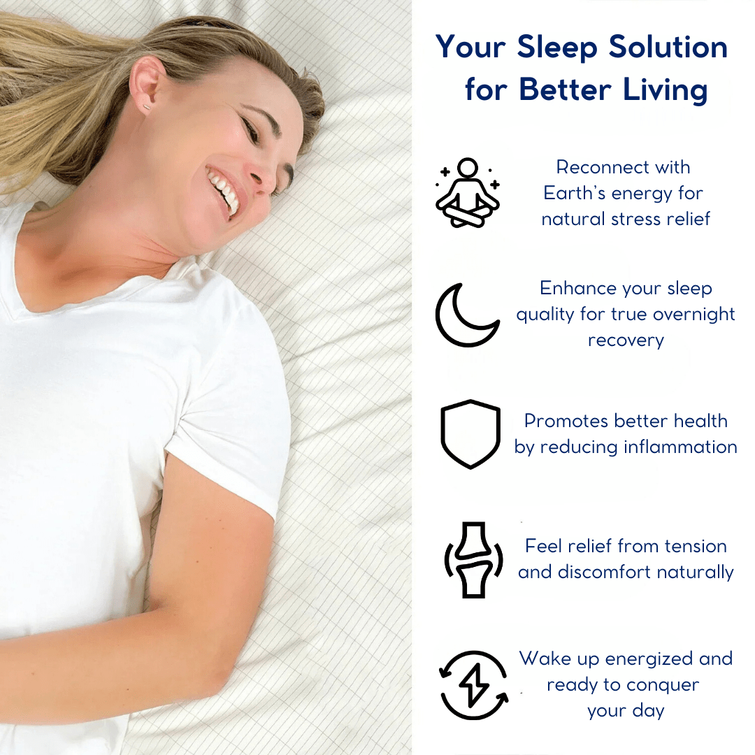 SleepGround™ Restorative Earth Connection Sheets - Yawnic